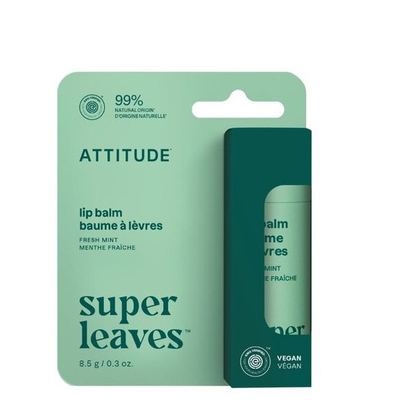 Balzám na rty Attitude Super leaves s vůní máty