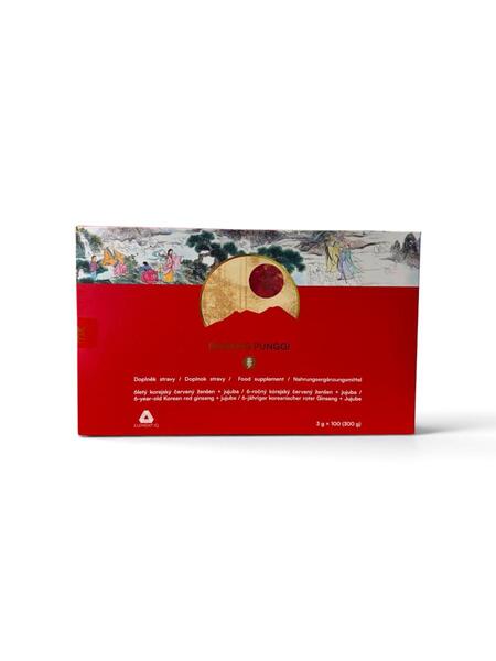 Korejský 6letý ženšen Ginseng Punggi s jujubou 100 sáčků