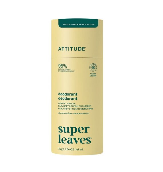 Přírodní deodorant Attitude Super leaves Earl Grey a okurka