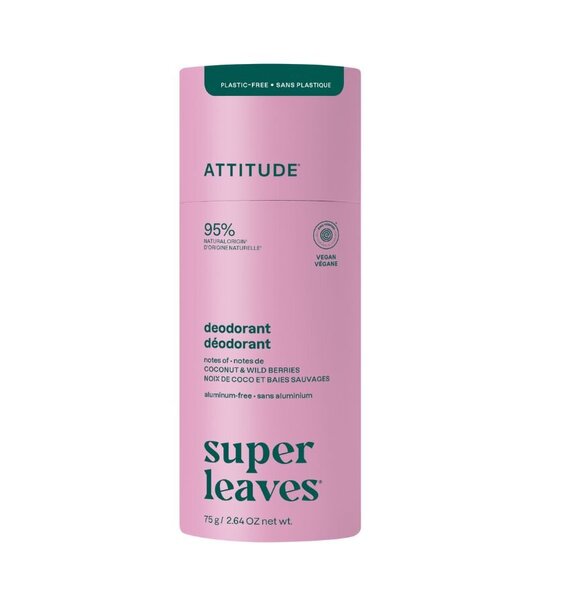 Přírodní deodorant Attitude Super leaves kokos a lesní plody