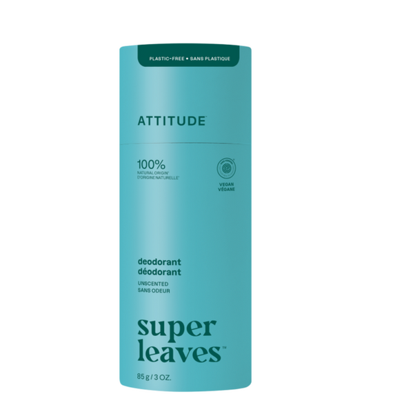 Přírodní tuhý deodorant Attitude Super Leaves bez vůně 85g