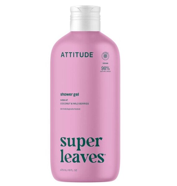 Sprchový gel Attitude Super leaves kokos a lesní plody