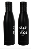 Termo lahev Good Day Yoga Day Black