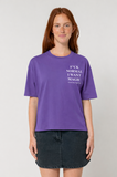 Tričko GDYD Magic cropped Purple Love