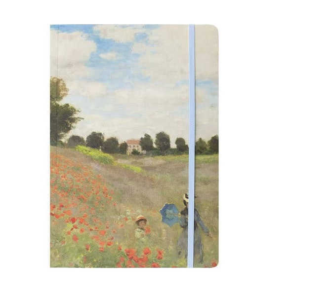 Zápisník A5 Claude Monet Field with Poppies
